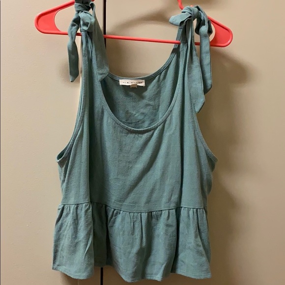 L.A. Hearts Tie Strap Babydolll Tank Top - Picture 1 of 4